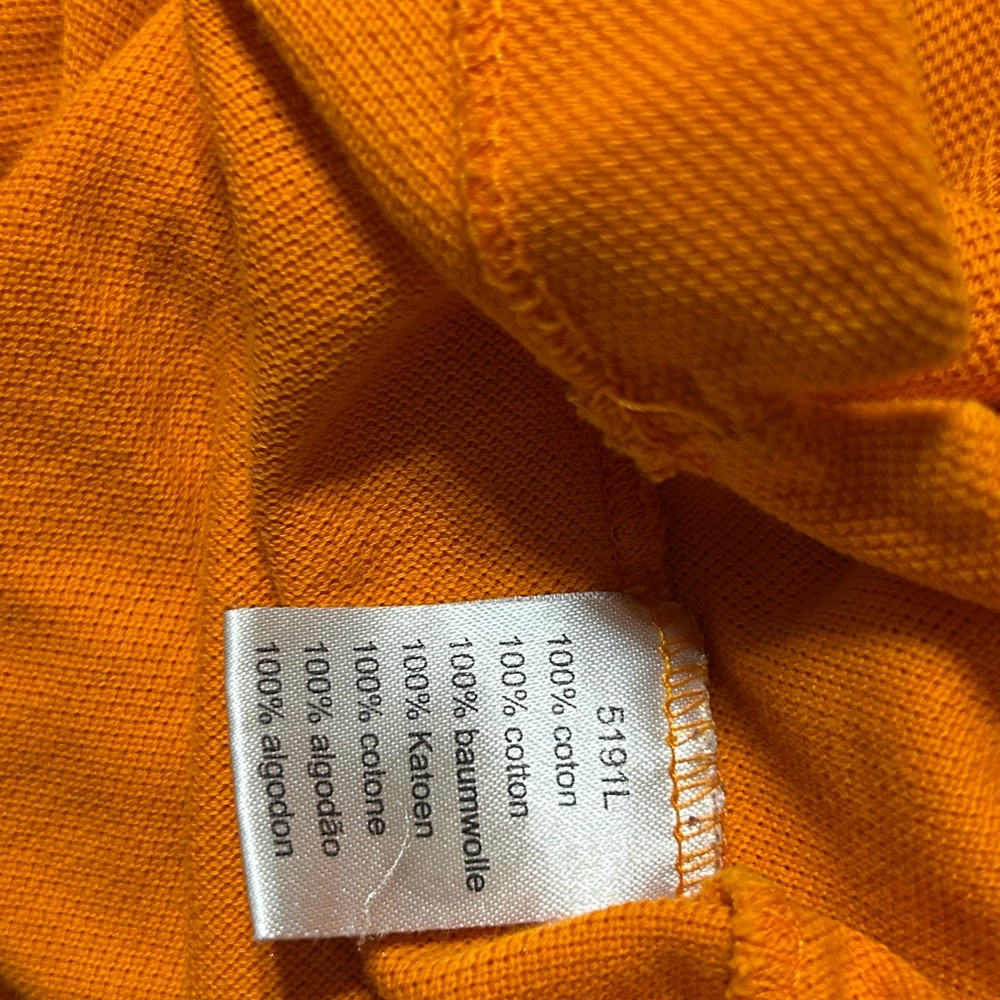 Lacoste Men's Bright Orange Short-Sleeve Polo - Picture 4 of 5